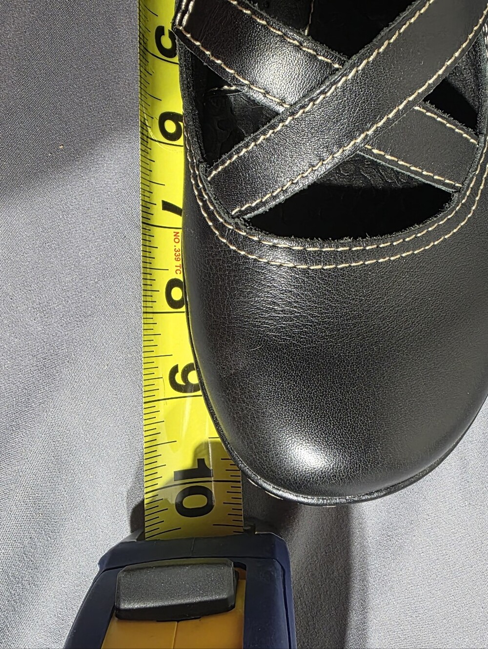 b.o.c. Black Women's Crisscross Mary Jane Flats Size 8.5 - Picture 11 of 13